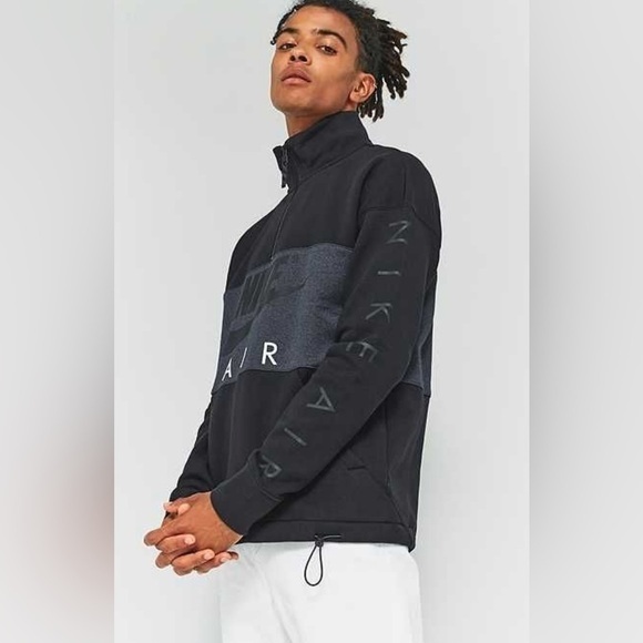 NIKE AIR 1/2 FLEECE‎ PULLOVER SWEATSHIRT - Picture 1 of 8